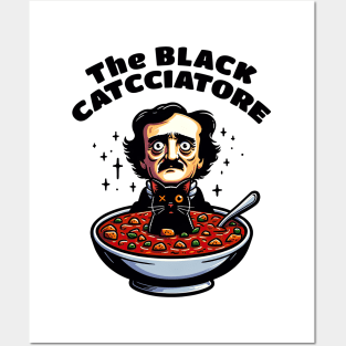 Edgar Allan Poe The Black Cat Catcciatore Posters and Art